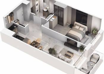 Nowe 2 Pokojowe Mieszkanie 47 m2-Blisko Centrum Miasta-Prywatnie-Stan Deve…