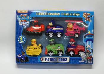 Psi patrol 6 pojazdów z napędem z figurkami