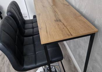 Sprzedam Zestaw Barowy Nowy Stół+Trzy Krzesła Barowe typu Hoker