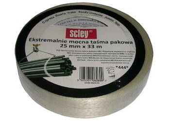 taśma wzmocniona mega mocna pakowa 25mmx33m
