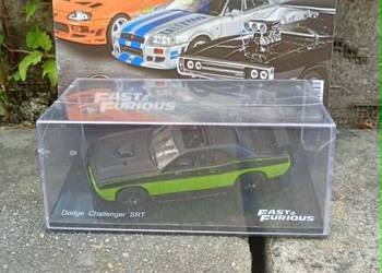 DODGE CHALLENGER SRT szybcy i wściekli model 1/43 Deagostini fast furious