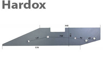 Płoza długa HARDOX 27520900/P WP-380 P do pługa RABEWERK