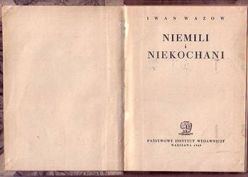 (0278) NIEMILI I NIEKOCHANI – IWAN WAZOW