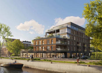 32,93 m2 w inwestycji Kapitanat, Gdańsk Śródmieście, widok na Motławę - Fo…