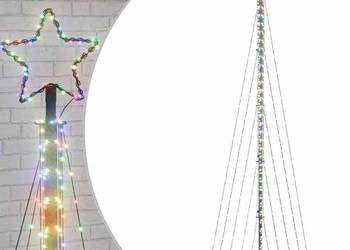 vidaXL Choinka LED 495 LED Kolorowa 300,5 cm(SKU:4016439)