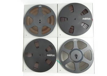 Oryginalne Szpule ReVox 26,5 cm (10.5") z taśmą w etui – Komplet 4 szt.