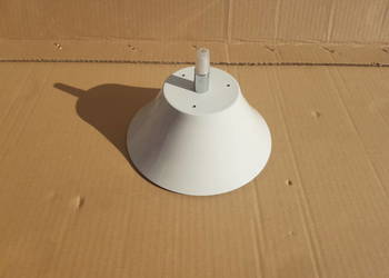 Podsufitka do lamp rozeta listwa maskownica 155mm 3 linki + kabel BIAŁA