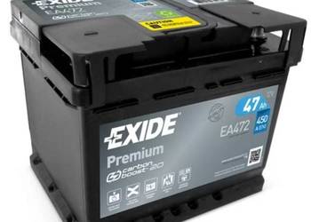 Akumulator 47Ah 450A Exide Premium  PRAWY PLUS