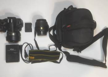 Zestaw Nikon D3200 + obiektyw f/1.8 35 mm i torba