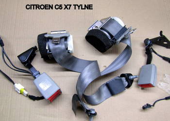 PASY BEZPIECZEŃSTWA TYLNE LEWY PRAWY CITROEN C5 X7 SEDAN 96561744GW