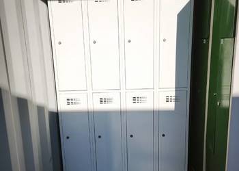 Szafka BHP ubraniowa OŚMIOKOMOROWE 180x120x50 ( 9 segmentów )