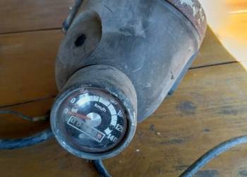 Lampa reflektor przedni  licznik przełącznik świateł WSK