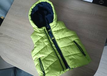 Ciepły bezrękawnik z kapturem M&S roz. 83