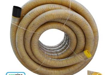 Rura drenarska PVC fi 100 z otworami w otulinie