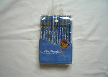 Kredki ołówkowe 24 kolory Ed Hardy Sygnowane Kultowe