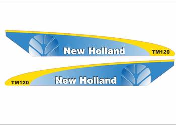Naklejki New Holland tm120 mocne laminat