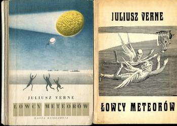 Łowcy meteorów - Juliusz Verne  2 wydania