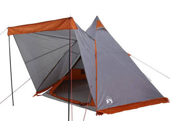 Namiot rodzinny tipi 6-osobowy szary wodoszczelny WM-4009440