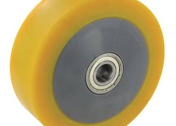 Koło metalowo gumowe z tulejką 125 mm WH849125