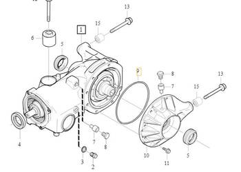 VOLVO  XC60 XC90I S80 V70 S60 V60 XC70 uszczelniacz tylnego mostu OE