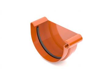 Bryza PVC Denko prawe 125 mm ceglasty