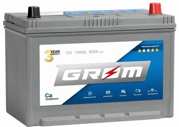 Akumulator 100Ah 850A GROM Premium Japan