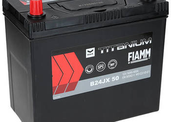 Akumulator Fiamm BLACK 12V 50Ah 400A B24JX L+ (M) Fiamm FB50LM