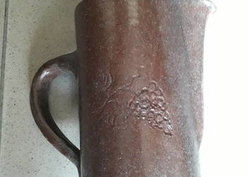 Oryginalny wielofunkcyjny ceramiczny dzbanek wazon bizen scandi rustico