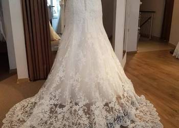 Suknia ślubna koronkowa ecri Demetrios Afrodyta M / L