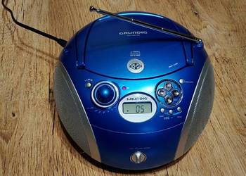 Legendarny Boombox Grundig RCD 1440 USB – Niebieski klasyk z USB i CD!