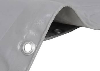 vidaXL Plandeka 650 g/m², 4 x 6 m, szara(SKU:43815)