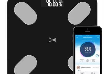 Waga Łazienkowa Elektroniczna Analityczna Bluetooth Smart BMI BMR USB