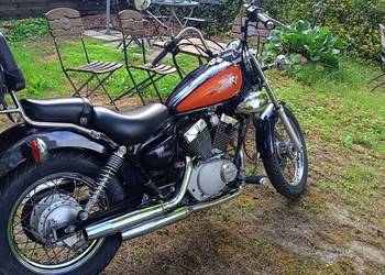 Virago 125 rok 2001 14000 km kufer oparcie pokrowiec