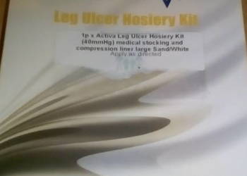 ACTIVA Leg Ulcer Hosiery Kit , zestaw 3 kompresyjnych uciskowych skarpet
