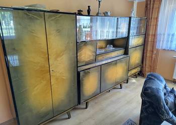 Meblościanka PRL wysoki połysk lata 60/70 Retro Vintage – Zabrze