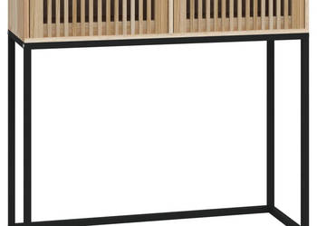 Stolik konsolowy 80x30x75 cm materiał drewnopochodny i żelazo WM-352105