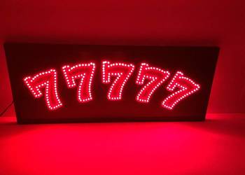 Reklama 77777 LED 100x40 cm Szyld diodowy zewnętrzny