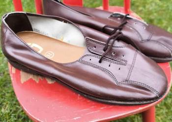 Buty skórzane męskie dawnej produkcji nowe nigdy nie użyte