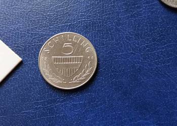 Stare monety 5 szyling 1969 Austria
