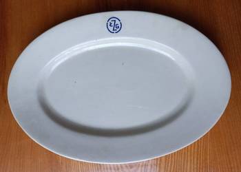 Półmisek duży PRL porcelana Włocławek ŁZG, KZG ZACHÓD