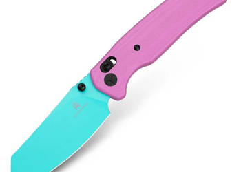 Nóż składany Bestechman Cicada's Wing Pink G10, Blue 10Cr15MoV (BMK06E)