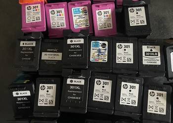 puste cardridge do HP 301 black czarny i kolor