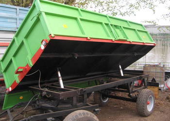 przyczepa kaczuszka d35 732 2stronny wywrot 2letnia zbudowa super stan