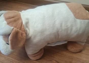 Poduszka pluszowa na rzep krowa dla dziecka