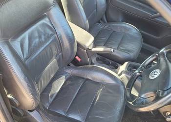 Fotele kanapa skóra skorzane vw passat b5 fl sedan antracyt