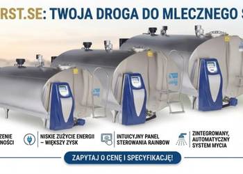 Schładzalnik do mleka SERAP FIRST.SE | Zbiornik poziomy Inox