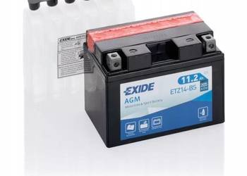 Akumulator motocyklowy EXIDE ETZ14-BS 12V 11,2Ah 205A L+