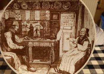 Talerz porcelanowy - Gustav Sberg