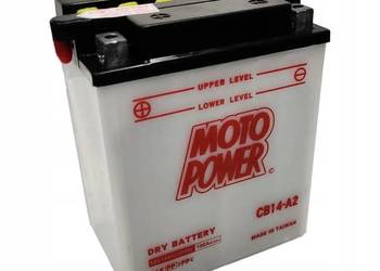 Akumulator motocyklowy MotoPower CB14-A2 YB14-A2 12V 14Ah190