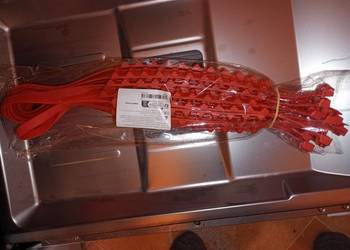 Okazja łańcuchy plastikowe na koła na śnieg trytytki 20 sztuk 90 cm